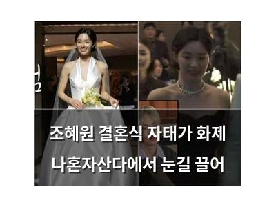 조혜원 결혼식 자태가 화제 나혼자산다에서 눈길 끌어