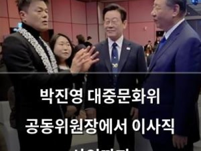 박진영 대중문화위 공동위원장에서 이사직 사임까지