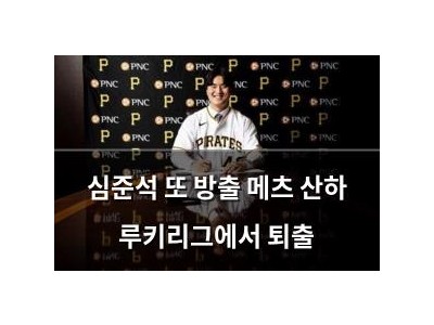 심준석 또 방출 메츠 산하 루키리그에서 퇴출